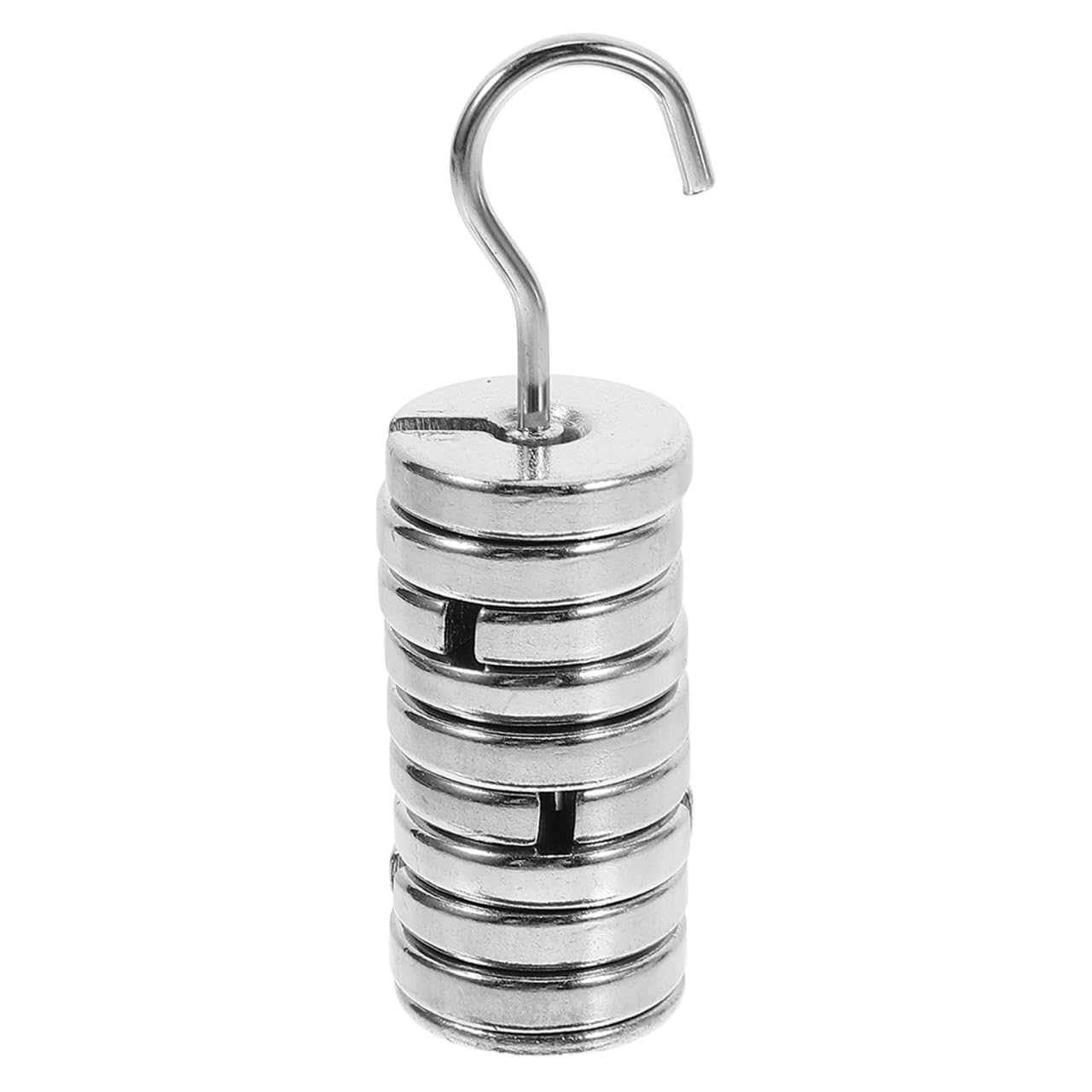 ERINGOGO Juego de pesas ranuradas de metal de 100 g, con ganchos, pesos de laboratorio precisos para calibración y fabricación de joyas, 9 pesos de 10 g, aplicación versátil