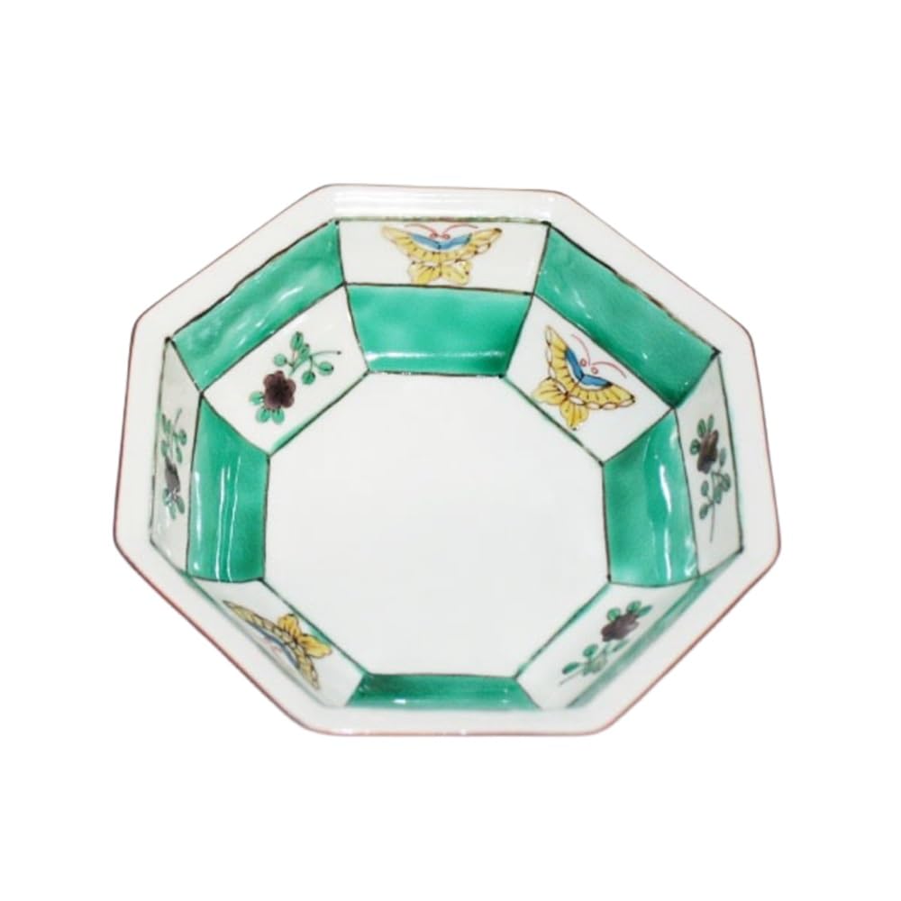 古九谷様式～葡萄に蝶文様、五寸皿 古九谷様式～葡萄に蝶文様、五寸皿