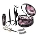 Anjou Magnetic Eyelashes & Eyeliner Kit 3-Pair Set Regular Wispies & Demi Wispies with Scissors Lashes Applicator for Work Wedding Cocktail Party