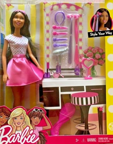 Muñeca Barbie y set de juego miniatura 2