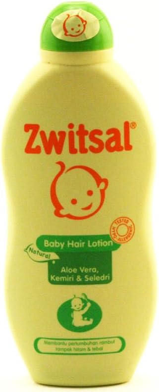 ZwitsalBaby Hair Lotion (Aloe Vera, Kemiri & Seledri) - 3.5fl Oz (Pack of 1)