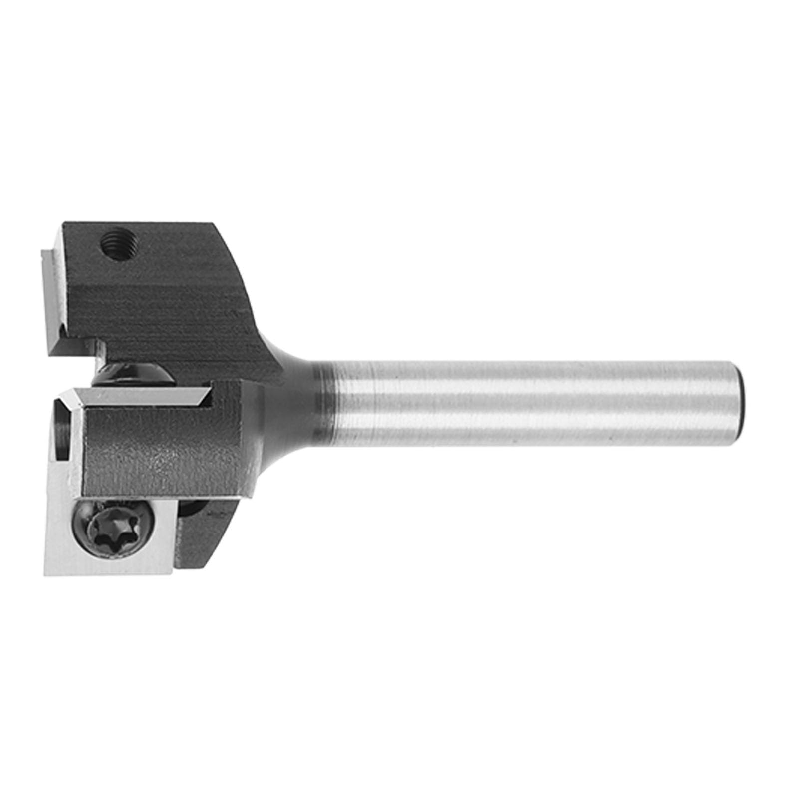 Punta per spoiler stile inserto con gambo da 8 mm, punta per fresa a 3 scanalature per fresatrici CNC e portatili, diametro di taglio da 1 - 1/4 pollici Punta per fresa per