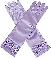 Vista 5 de Accesorios de disfraz para niñas, accesorios de disfraz de princesa Rapunzel para niñas, collar de corona de Rapunzel, pulsera, guantes, anillos