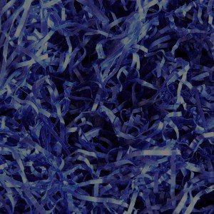 100 Grams of Navy/Dark Blue Extra Soft Shredded Tissue Paper (Shoe Box Size) - Luxury Hamper Shred Gift Packaging