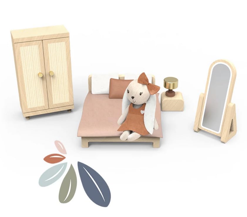 Holzzimmer für Puppenhaus