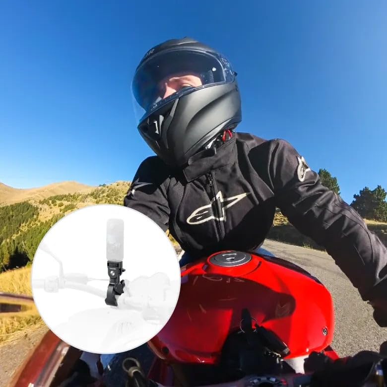 Insta360 Soporte para manillar de moto original – abrazadera resistente – X5 X4 Ace