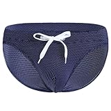 YouKD Traje de baño deportivo para hombre, de secado rápido, X Azul Oscuro, S