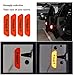 TRUE LINE Automotive Door Open Warning Reflective Marker Trim Molding Safety Kit (Red)