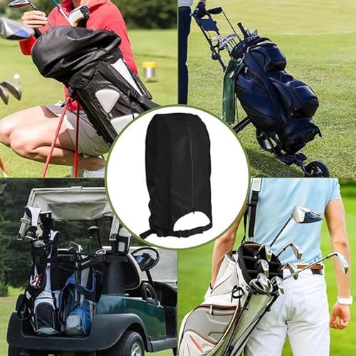 Accesorios para palos de golf y funda impermeable con cremallera para bolsa 6