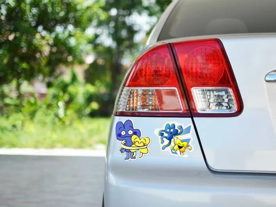 Miniatura 3 de BFB - Paquete económico de 20 unidades, cuatro calcomanías y calcomanías en X, vinilo impermeable, estético, SUV, camión, colorido, portátil,