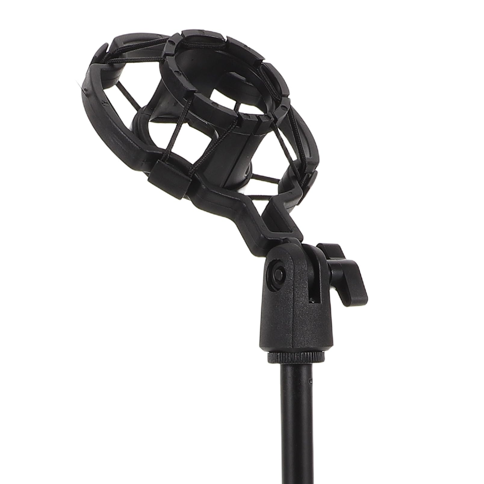 Supporto Microfono da Tavolo Regolabile Base Zavorrata Nero | Conferenze e Produzione Musicale, Struttura Metallo e Plastica, Supporto Antivibrazione Incluso, Design Compatto