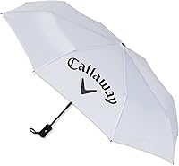 Callaway Golf Collapsible Umbrella - 43" Sturdy Fiberglass Shaft, Auto Open, Ergonomic Grip for Extreme Weather