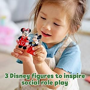 LEGO DUPLO Disney Mickey & Minnie Mouse Birthday Train Toy - Building Blocks for Toddlers, Ages 2+ - Pretend Play Learning Toy for Girls & Boys - Gift for Birthday - 10941 — photo 5 of 6
