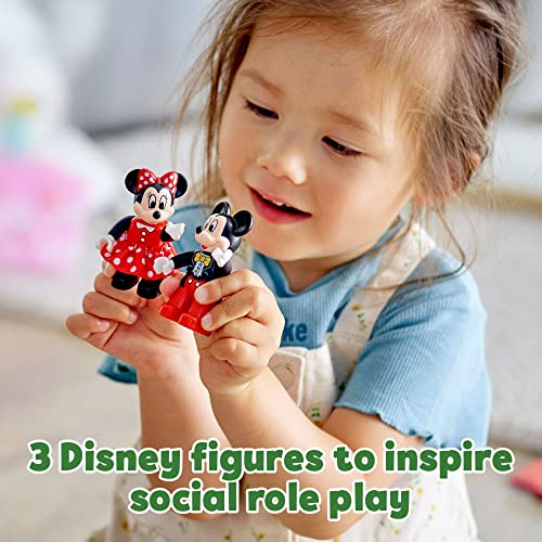 LEGO DUPLO Disney Mickey & Minnie Mouse Birthday Train Toy - Building Blocks for Toddlers, Ages 2+ - Pretend Play Learning Toy for Girls & Boys - Gift for Birthday - 10941 - image 5
