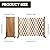 MYOYAY 2PCS Extendable Instant Fence Expandable Freestanding Wood Garden Trellis Fence Retractable Wooden Fence Gate Plant Screen for Home Yard Garden