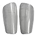 Vomeko 1Pair Soccer Shin Guard,Carbon Fiber Shin Pads,Shock r esistance Protective Soccer Equipment,with Storage Bag,for Kids Football Games (S)