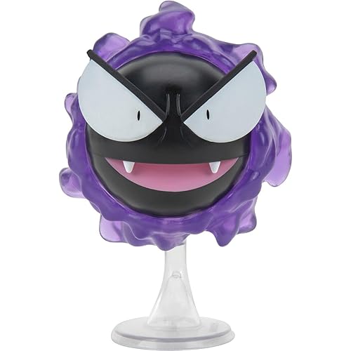 Pokemon Toy Figure - Gastly Fantominus - 8 cm - Pack Figures - New Wave 2022 - Official Licensed Toy