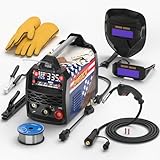 gaz soudure tig Machine de soudage polyvalente 4 en 1 : ce soudeur MIG portable 135 A combine des capacités de soudage MAN Gasless MIG, SYN Gasless MIG, Lift TIG et MMA dans une seule machine, répondant à un large éventail de besoins de soudage (torche Lift TIG vendue séparément). Parfait pour le soudage à noyau de flux sur l'acier au carbone, l'acier inoxydable ou les matériaux plus épais, ce soudeur ANDELI 3 en 1 est un excellent choix pour les projets de bricolage à domicile, les réparations extérieures, le métal rouillé, les équipements agricoles, l'entretien des routes, et plus encore.