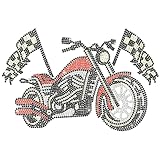 transferencia moto 125 dgt Información sobre el tamaño: el tamaño de este adhesivo transparente de estrás para planchar es de aprox. 29,7 x 21 cm. El tamaño es adecuado para artículos más grandes como sudaderas con capucha, chalecos y abrigos, también puedes dividir el patrón y pegar el patrón que necesitas.