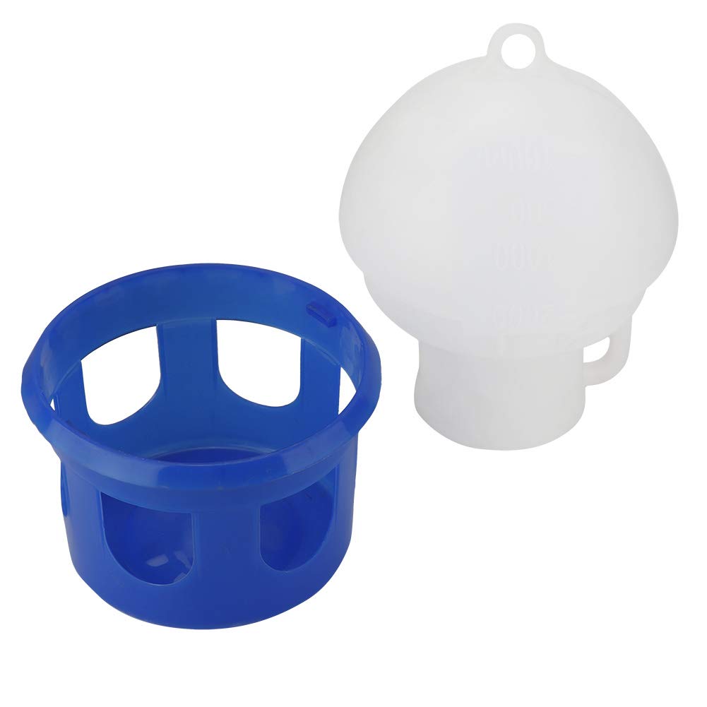 Comedero para Palomas ,Bebedero para Palomas Fácil de Limpiar ,ángulo de Inclinación de 35 60 ° ,Gran Capacidad con Tubo Redondo Giratorio de 360 ​​° para Mascotas ,Pájaros ,Palomas , (4L)