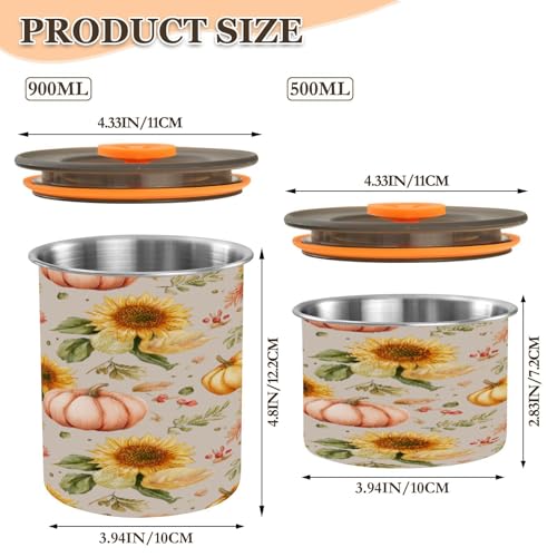 Envase de Café Hermético Acero Inoxidable 900ml ATTX miniatura 2