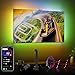 DeckTok TV Backlight LED 15ft - TV Backlight Sync to Screen PC Monitor for 55-75 Inch RGB LED Strip Lights Cuttable with Sensor Smart App Control Game & Music Sync Color Changing Light for Home Decor