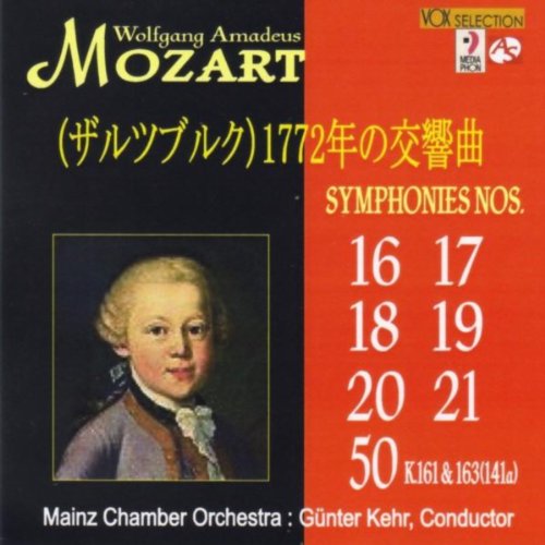 MOZART (Salzburg) Symphonies of 1772 von VARIOUS ARTISTS bei Amazon