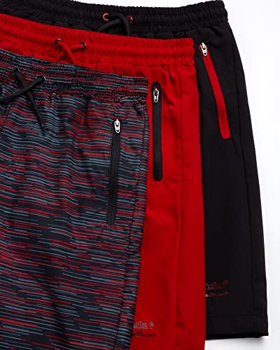 Eddie Bauer Boys' Active Shorts - 3 Pack Quick Dry Athletic Shorts - Hybrid Mesh Performance Shorts for Boys (4-16)4