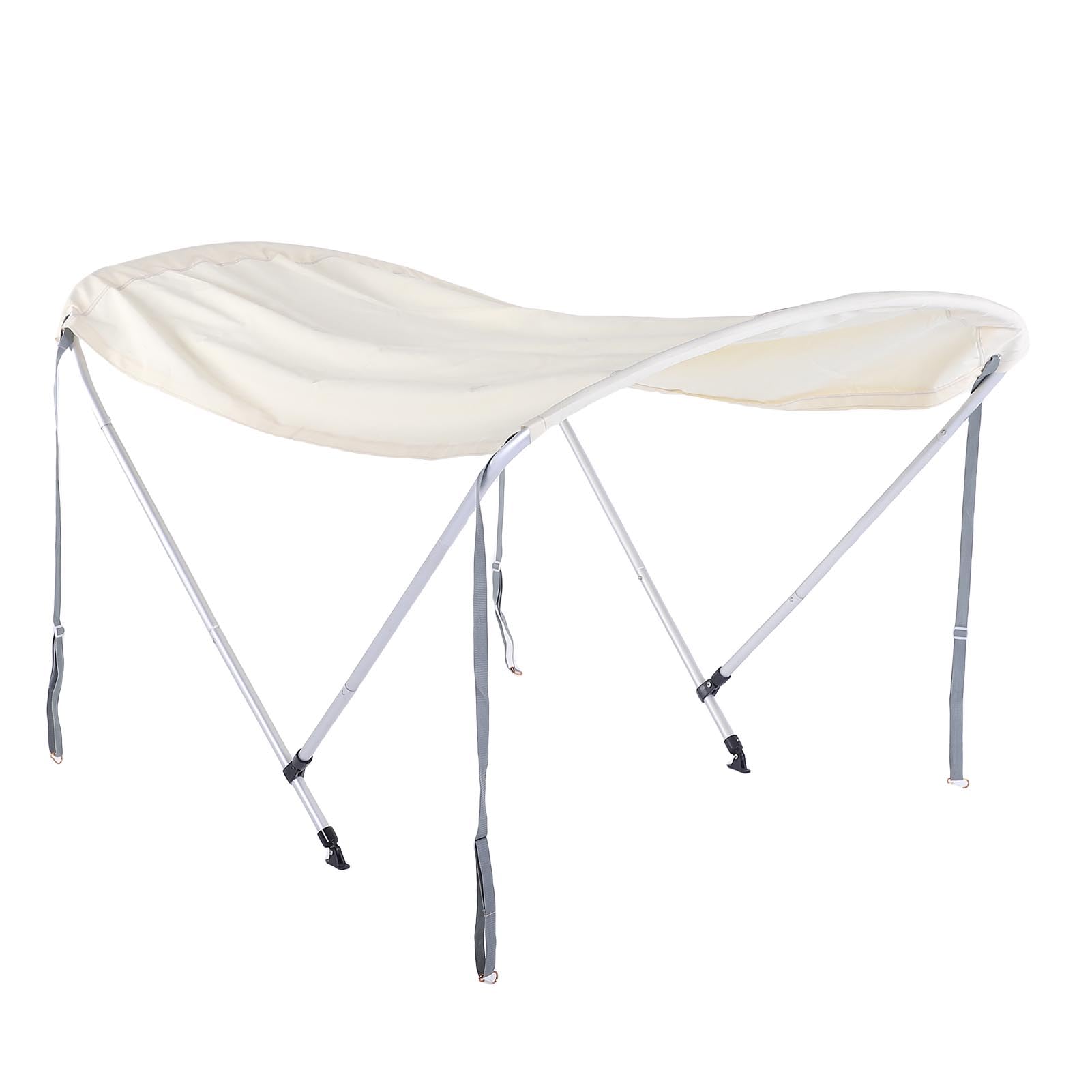 Copertura di ricambio per barca Nosqew, telaio in lega di alluminio, tendalino in poliestere 600D, tendalino parasole per canoa gonfiabile, kayak, motoscafi, barche da pesca