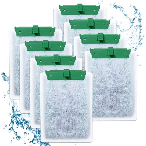 Cunina 8PCS Medium Filter Cartridges Compatible with Tetra Whisper Bio-Bag Filter Cartridges Medium for Aquariums 10i IQ10 PF10, Fish Tank Filter Cartridges Power Filter Replacement for Tetra Filter