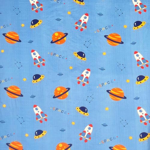 Image of Weave & Decor Cotton Feel Kids Bedsheet Double Bed 90x90 inches, Soft Fabric, Includes 2 Pillow Covers 20x30 inches