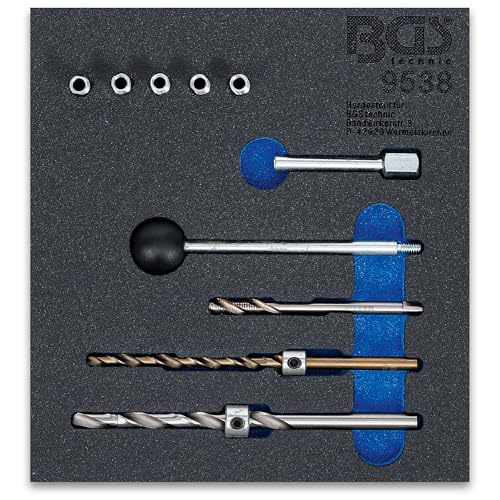 BGS 9538 | Bandeja para carro 1/6: Juego de reparación de roscas