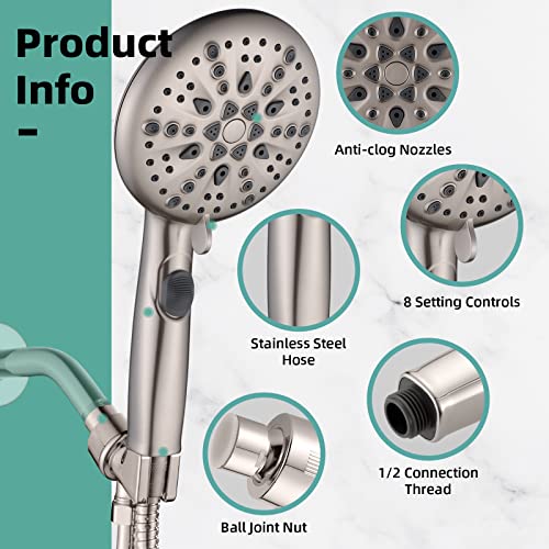 Cobbe High Pressure 9 Functions Shower Head With Handheld thumb #4