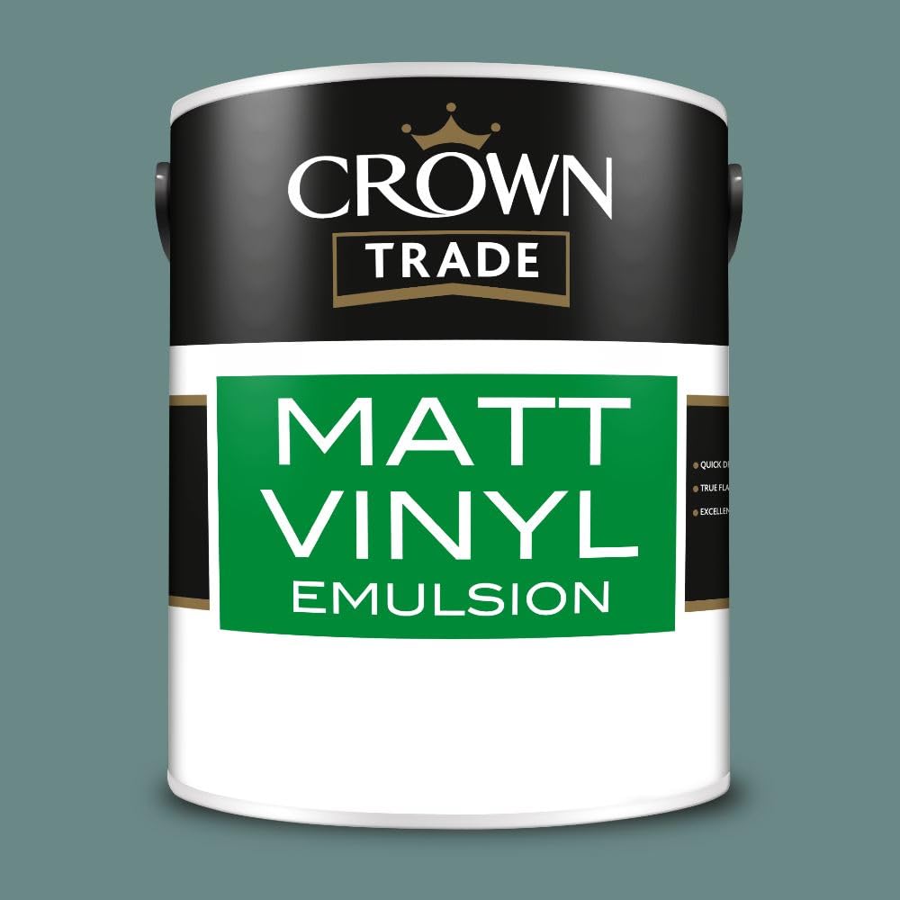 Paint Stop Mixed Colour Crown Trade Matt Vinyl Botany Bay 5L