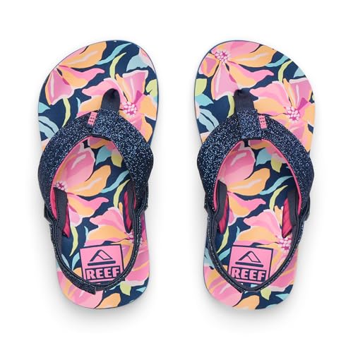 Image of REEF Girls Toddler /Little Kid Ahi Beach Flip Flop, Soft Cushion Footbed, Water Friendly