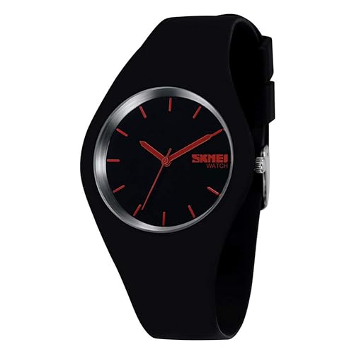 Gosasa Casual Simple Style Silicone Strap Women Men Sports Watches