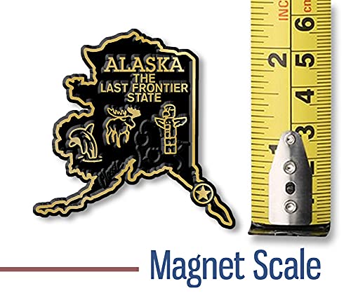 Imán decorativo pequeño de Alaska Classic Magnets miniatura 2