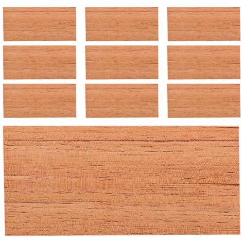 PATKAW 10 Stück Spanische Zedernholzplatten Für Humidor Zedernholzschachtelstücke Spanisches Zedernholzfurnier Holzstreifen Zedernholz-Humidor-Zubehör