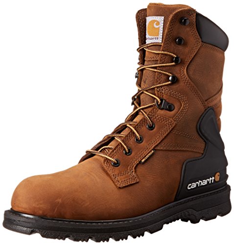 Carhartt Men's CMW8100 8 Non Safety Toe Work Boot, Bison Brown Oil Tan, 8.5 M US