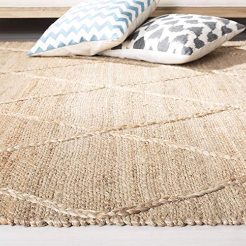 Tapete decorativo rectangular 6x9 ft SAFAVIEH natural miniatura 5