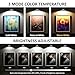 Tututry 3-Pack Picture & Poster Lights for Wall, Rechargeable Battery Magnetic with Remote Dimmable 3-Color Temps & Timer, LED Art Display Lighting for Paintings, Frames & Wall Art Decor (Black)