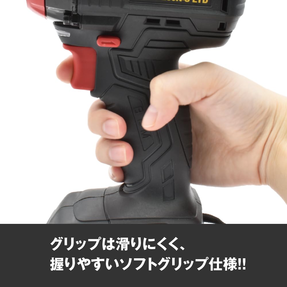 Amazon | アストロプロダクツ DC18V 充電式 1/2DR インパクトレンチ 