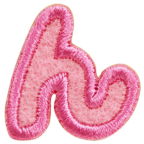 サンヒット ワッペン ん ピンク AGS3-46