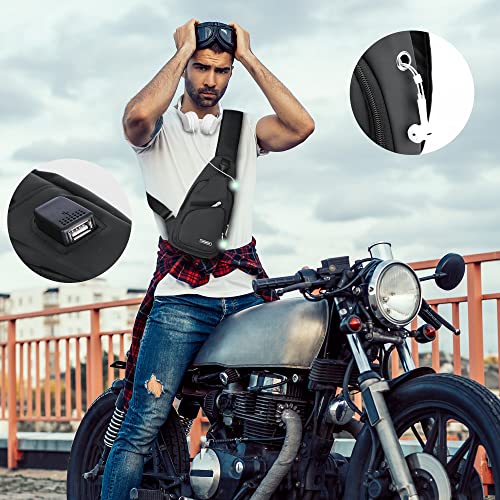 Waterproof Sling Bag Crossbody Backpack for Men Women Sling Backpack Hiking Daypack Multipurpose Cross Body Chest Bag4