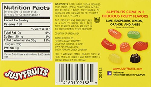 JujyFruits caramelos frutales masticables 3 cajas 5 oz miniatura 2