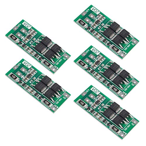 5 PCS 2S 20A 7.4V 8.4V 18650 Li-Ion Lithium Battery 18650 Charger PCB BMS Board with Balance