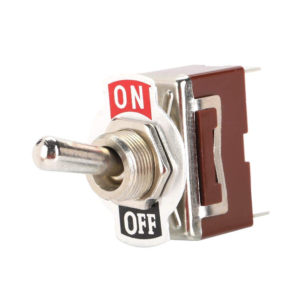 5 Interruttori A Levetta ON-OFF - Impermeabili, Metallici, Per Auto E Barche 125V/10A