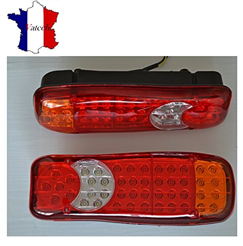 Coppia 12 V 45 LED luci posteriori camion