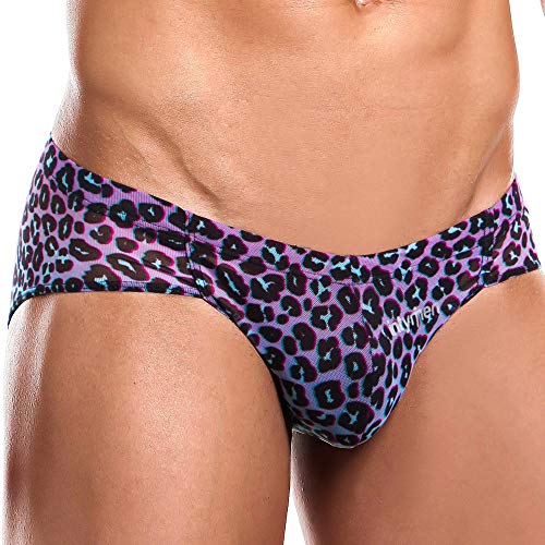 Sexy Mens Leopard Bikini Underpants Micro Pouch Low Waist Sheer Brief Underwear3