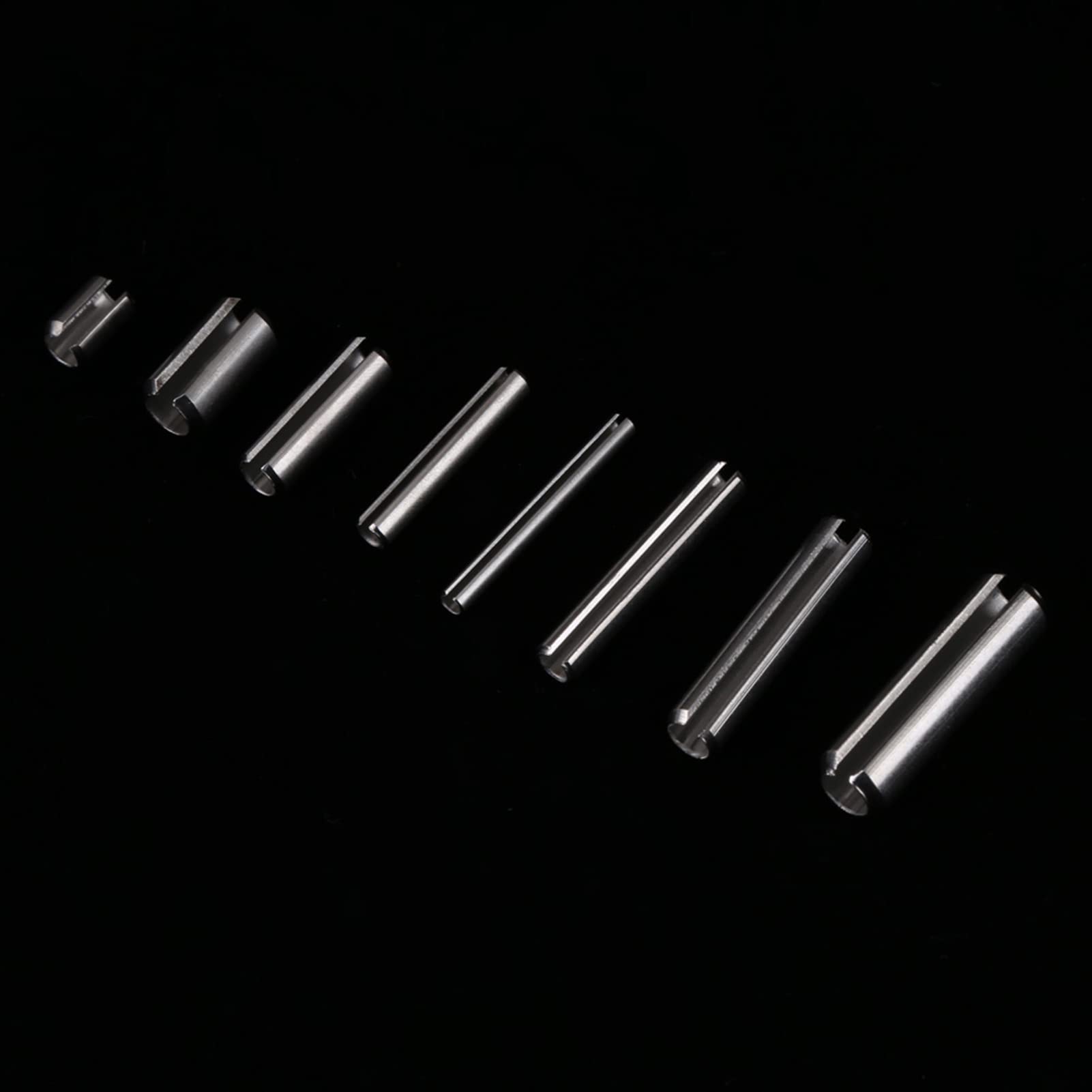 280 Unids 304 Dowel Pin Kit Acero Inoxidable Elástico Cilíndrico Pin Gabinete Muebles Estante Alfileres de Apoyo Kit Surtido con Caja de Almacenamiento